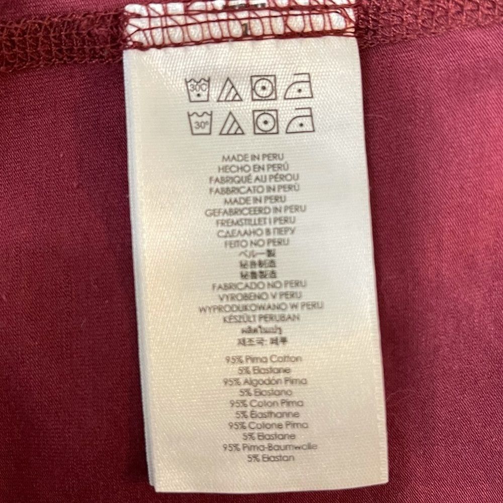 Michael Kors Mens Sweater 2XL Mock Neck Red Half Zip - Picture 12 of 14